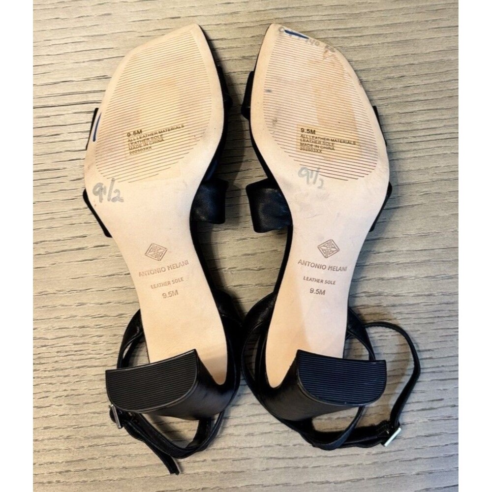 Antonio Melani Nikki Leather Twisted Dress Sandal. Size 9.5 - Picture 7 of 7